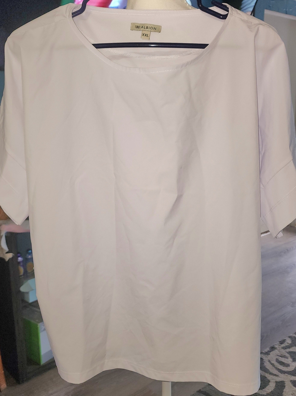 Albion Classic Crewneck Top White - Women's XXL